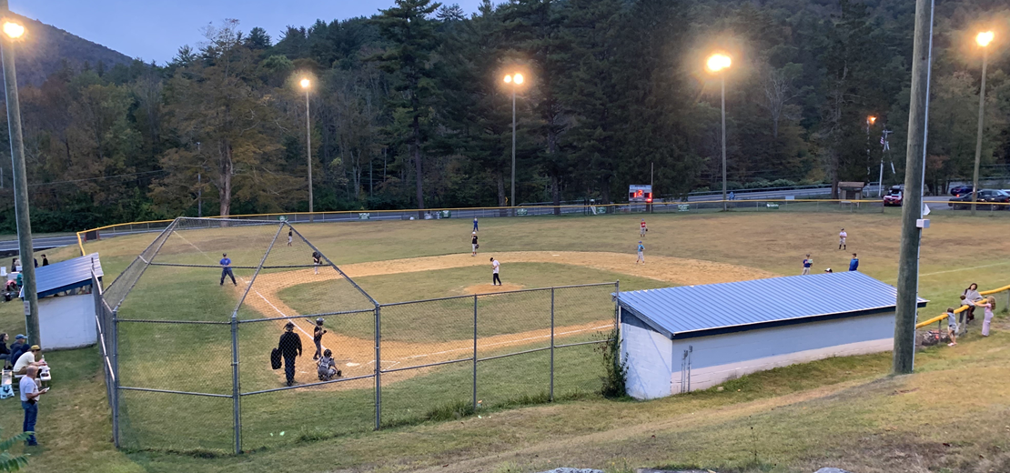 Fall Ball under the lights at Glenbrook Park